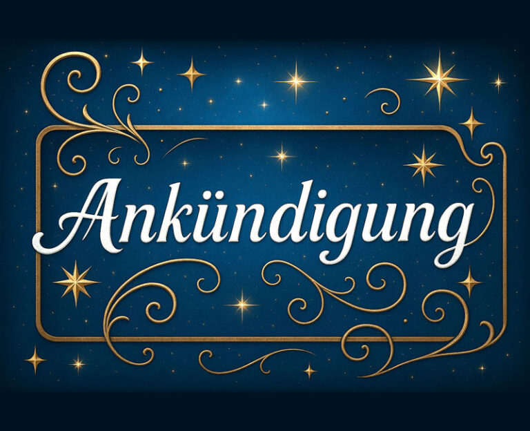 Ankündigung
